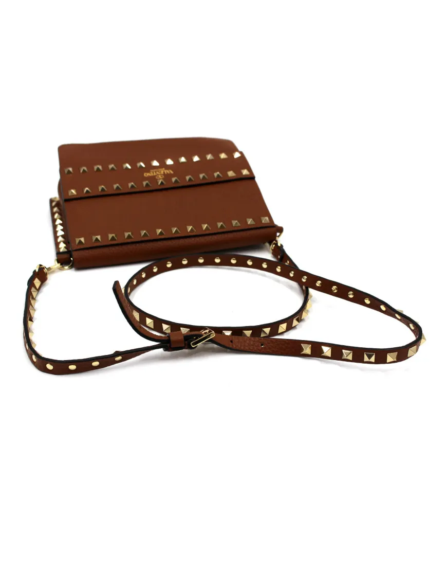 Valentino Camera Bag Pelle Cognac